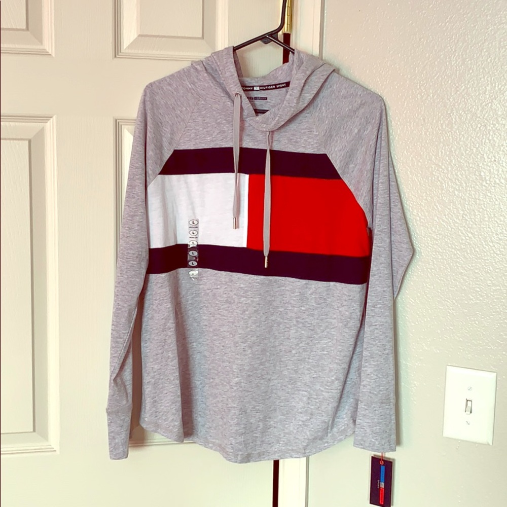 Tommy Hilfiger hooded long sleeve shirt